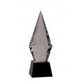 CRY033 Crystal Black Facet Obelisk